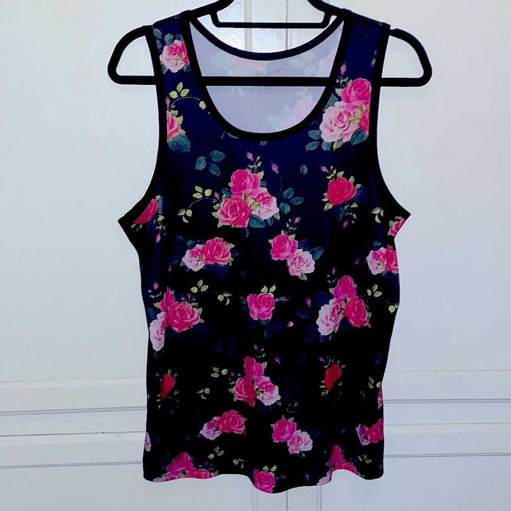 Rose tank top